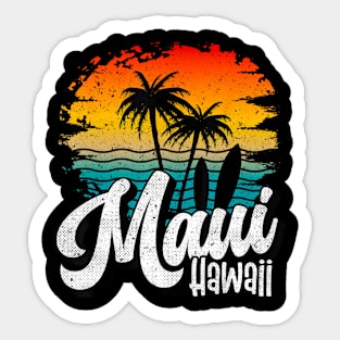 maui hawaii Sticker